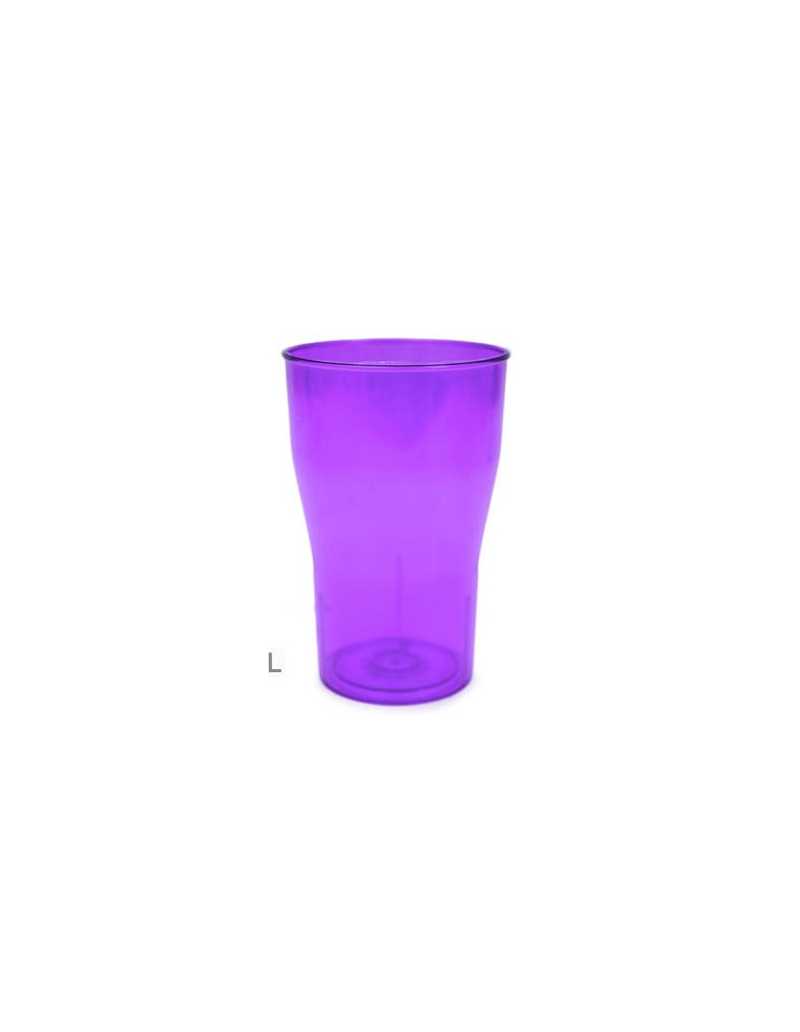 VASO COLA PP VIOLETA x1