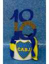 ADORNO DE PORCELANA TORTA EQUIPOS DE FUTBOL