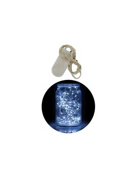 GUIRNALDA MICROLED ALAMBRE 30 LUCES 3m BLANCA