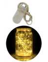 GUIRNALDA MICROLED ALAMBRE 30 LUCES 3m PILA AA CALIDA