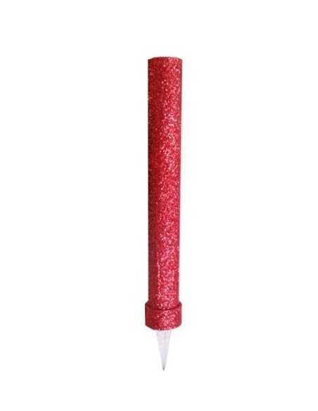 BENGALA x1 12cm GIBREADA ROJA