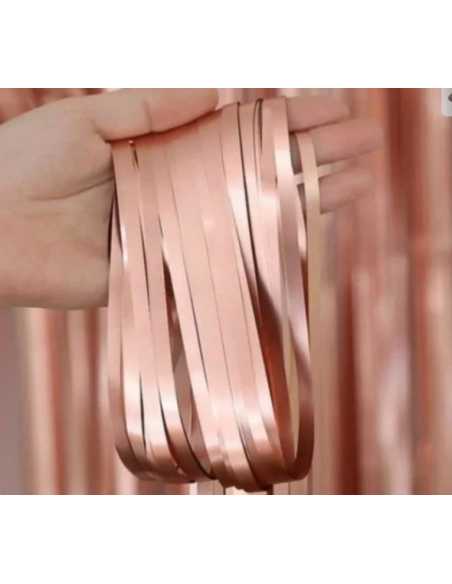 CORTINA SATINADA ROSA GOLD