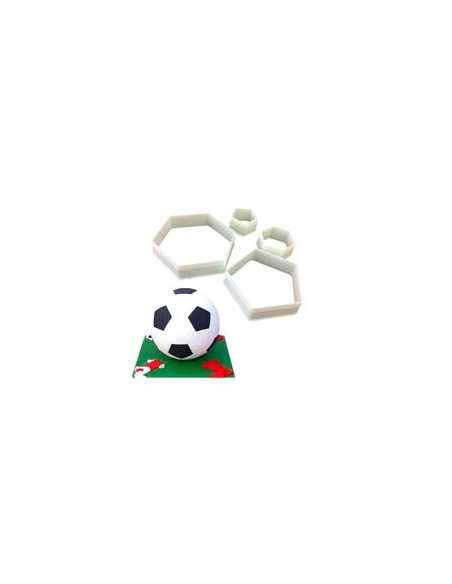 CORTANTE PELOTA DE FUTBOL 4 PIEZAS