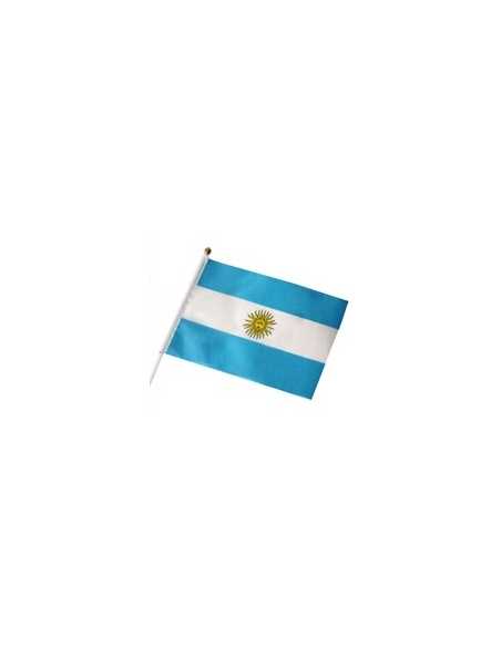 BANDERA DE TELA CON SOPORTE PARA AUTO ARGENTINA