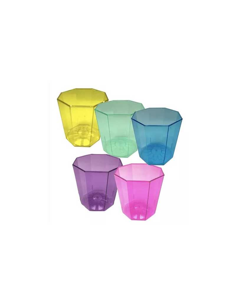 VASO 200cc OCTOGONAL FUCSIA