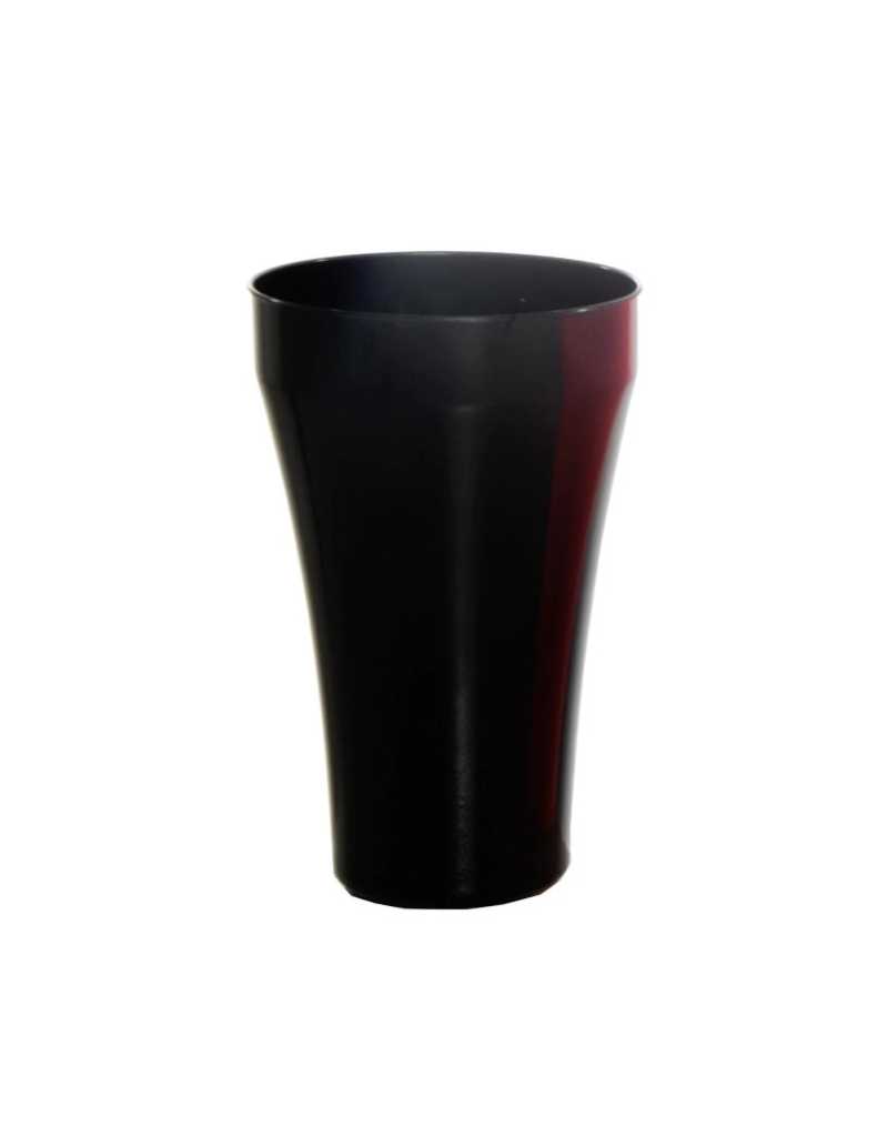 VASO COLA PP NEGRO x1