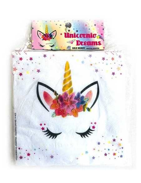 SERVILLETA UNICORNIO DREAMS x20