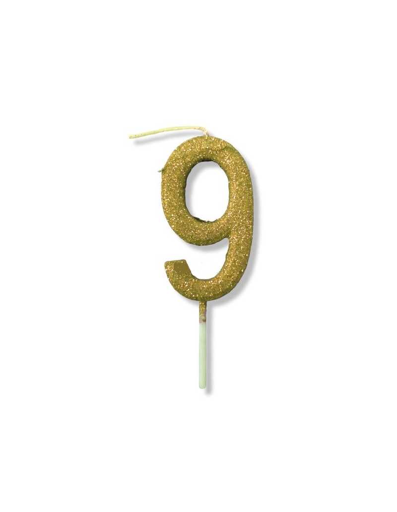 NUMERO 9 DORADO