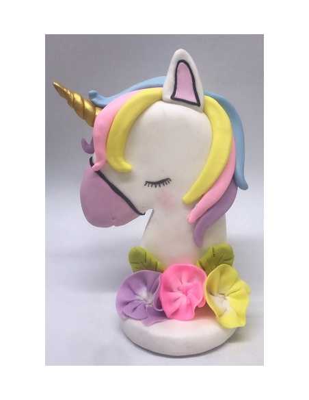 ADORNO CABEZA DE UNICORNIO