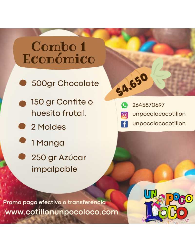 COMBO ALPINO 1 HUEVOS DE PASCUA COMPLETO CON CHOCOLATE