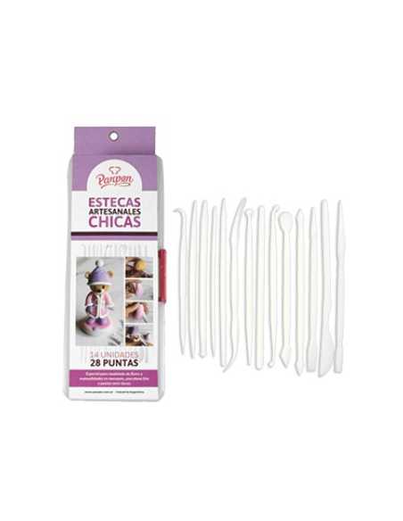 ESTECAS PLASTICAS JUEGO x 14