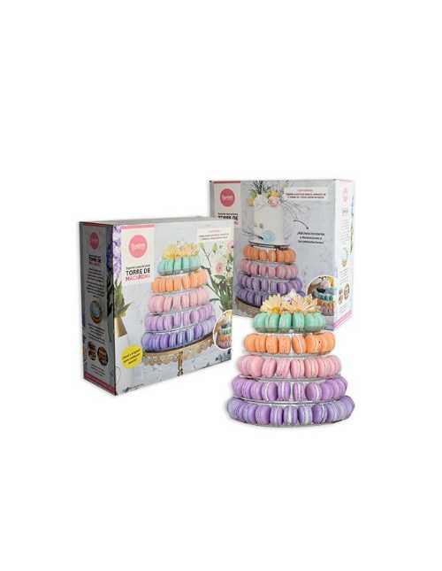 SOPORTE PARA TORRE DE MACARONS DE 5 PISOS