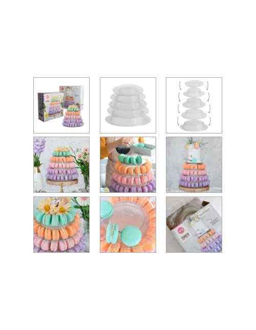 SOPORTE PARA TORRE DE MACARONS DE 5 PISOS 2