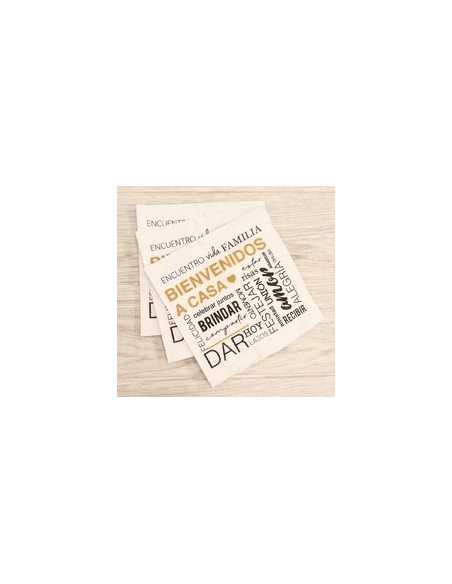 SERVILLETA TISSUE FRASES PAQX20