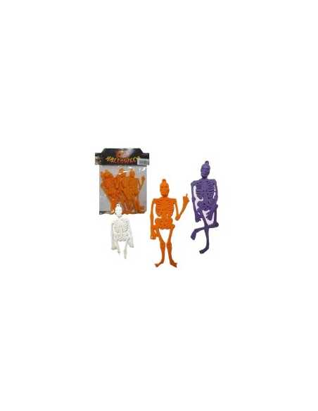 ESQUELETO HALLOWEEN MINI x6