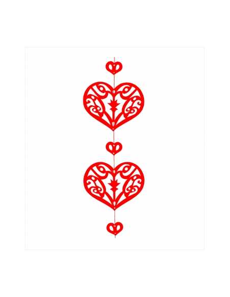 GUIRNALDA CORAZONCITOS X3 UNIDADES