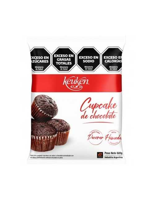 MIX PARA CUPCAKES CHOCOLATE x500g KEUKEN