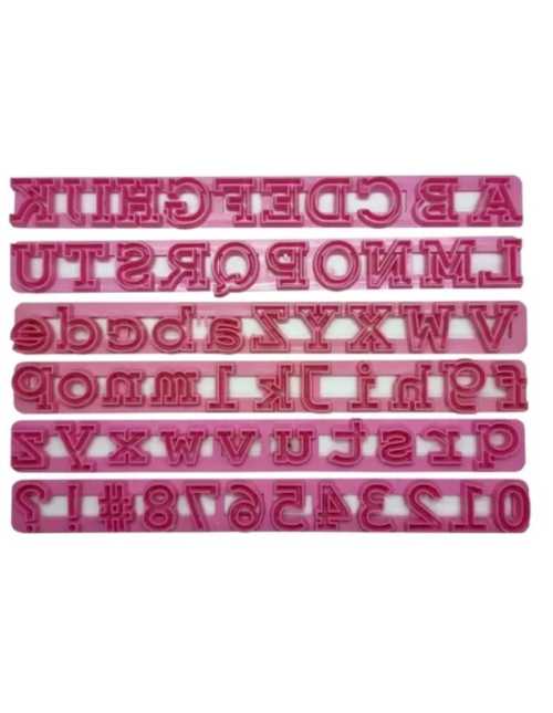 CORTANTE TYPING LETRAS Y NUMEROS x2 2