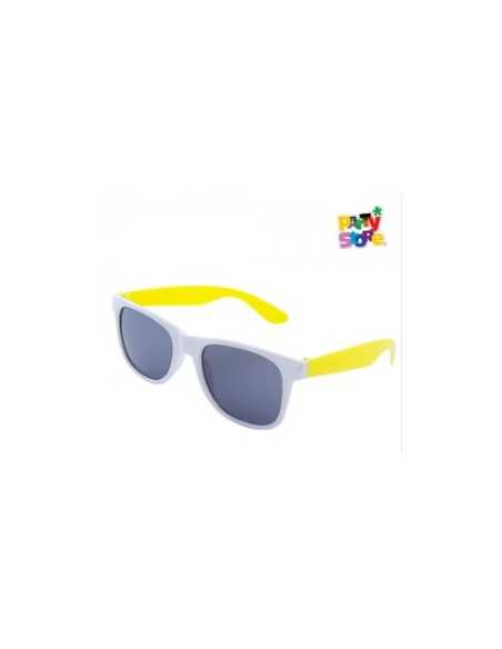 LENTES BICOLOR AMARILLO Y BLANCO