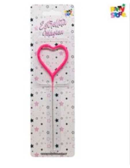 ESTRELLITA MAGICA ROSA FORMA CORAZON