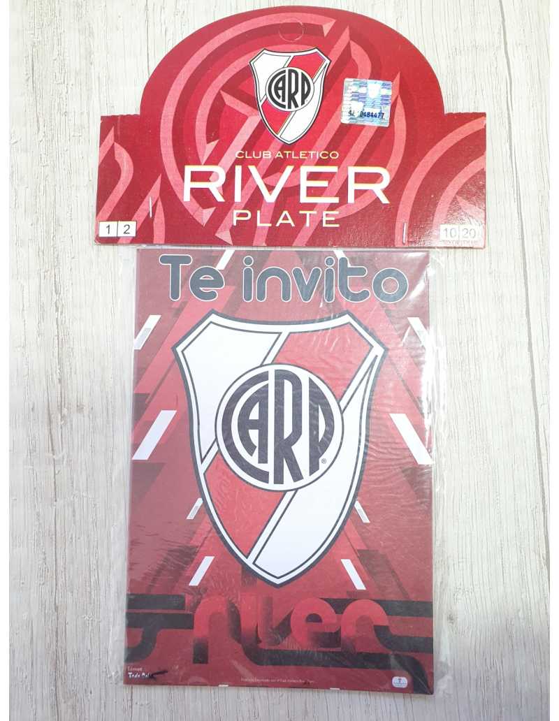 INVITACION RIVER x10u