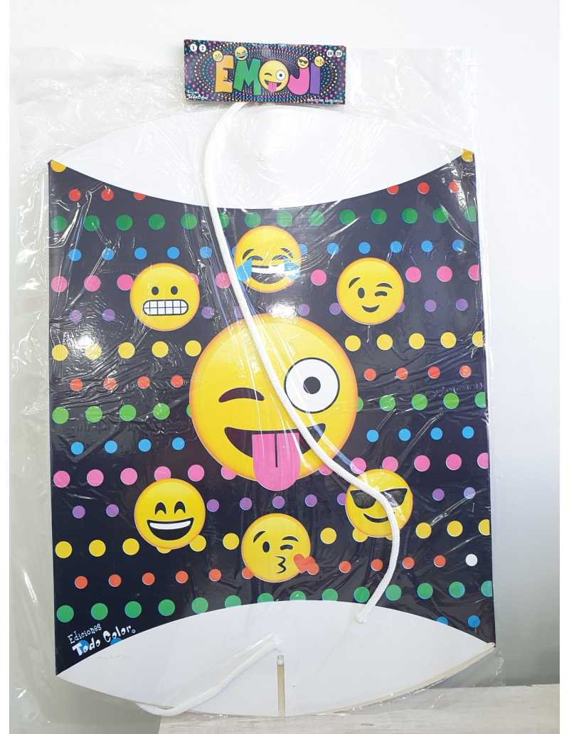 PIÑATA CARTON ECONOMICA EMOJI x1