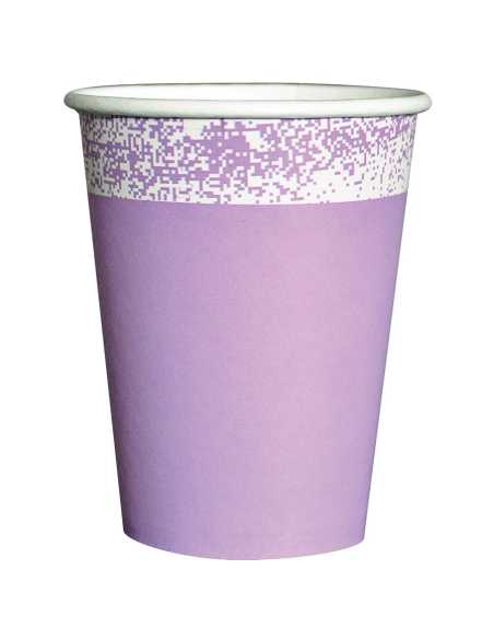 VASO VIOLETA PASTEL x8