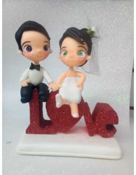 ADORNO NOVIOS LOVE