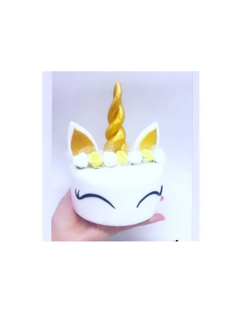 ADORNO TORTA DE UNICORNIO BAJA