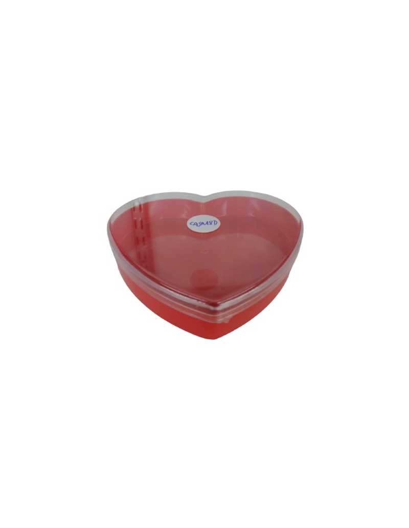 CORAZON BASE ROJA LARGO 18cm ANCHO 15,5 ALTO 4,5cm