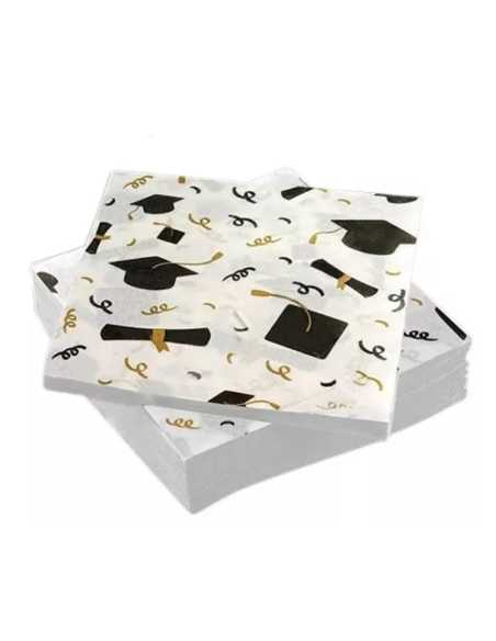 SERVILLETA TISSUE EGRESADOS PAQUETE x20