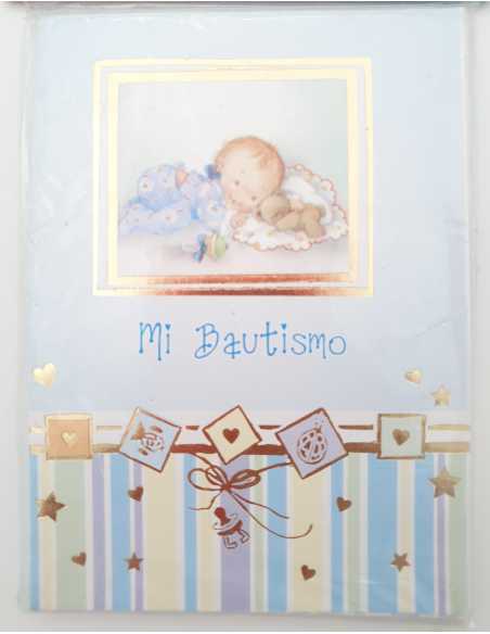 INVITACION x10 BAUTISMO OBJETO NENE