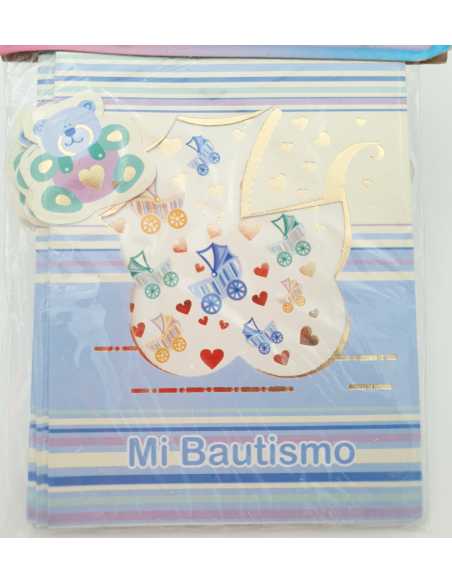 INVITACION x10 BAUTISMO VENTANITA NENE