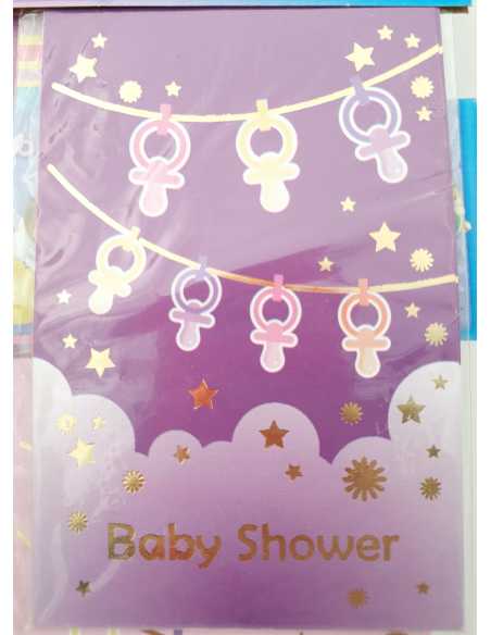 INVITACION x10 BABY SHOWER CHUPETE NENE