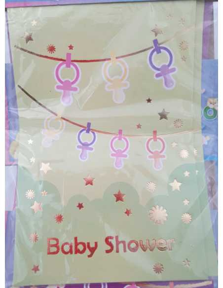 INVITACION x10 BABY SHOWER CHUPETE NENE