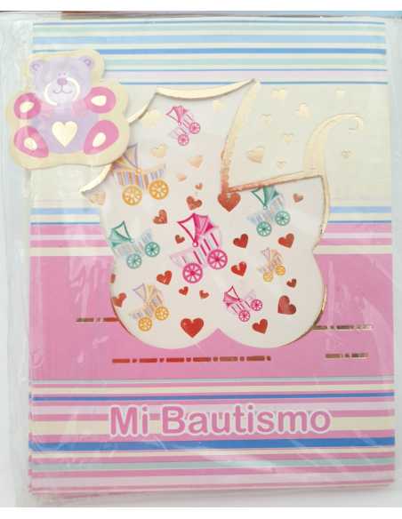 INVITACION x10 BAUTISMO VENTANITA NENA