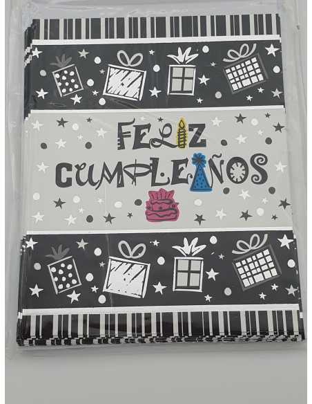 INVITACION TODA OCASION BANDERIN FELIZ CUMPLE REGALO x10