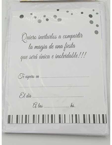 INVITACION TODA OCASION BANDERIN FELIZ CUMPLE REGALO x10