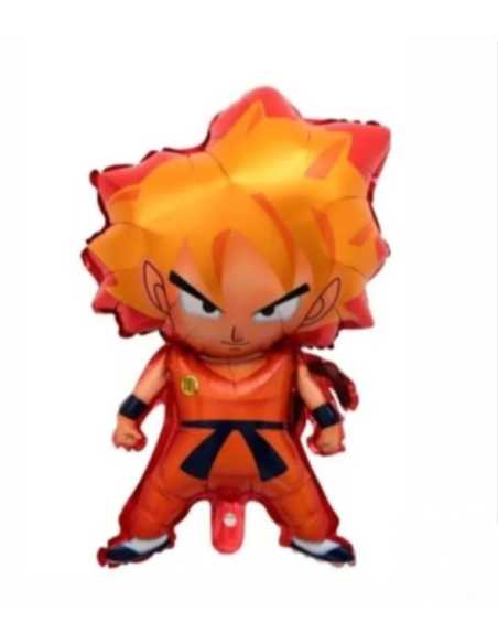 GLOBO METALIZADO SILUETA CHICO 15" 40cm GOKU