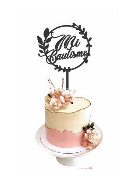 CAKE TOPPER GRANDE NEGRO
