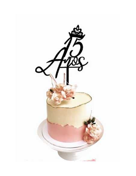 CAKE TOPPER GRANDE NEGRO