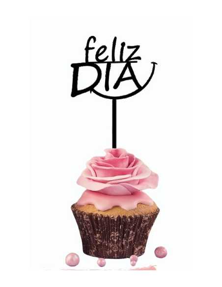 CAKE TOPPER GRANDE NEGRO