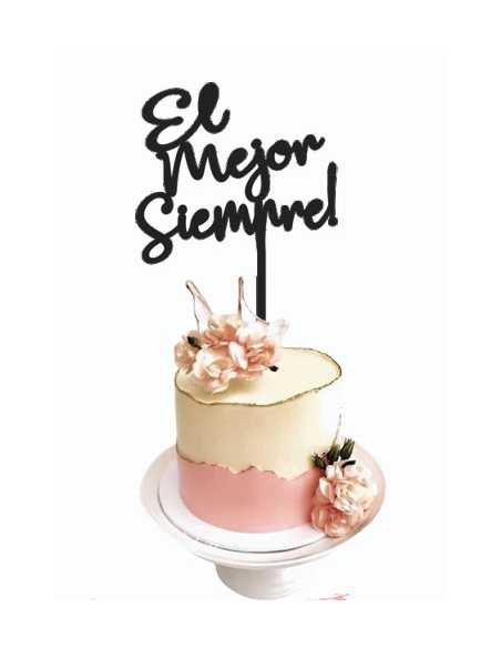 CAKE TOPPER GRANDE NEGRO