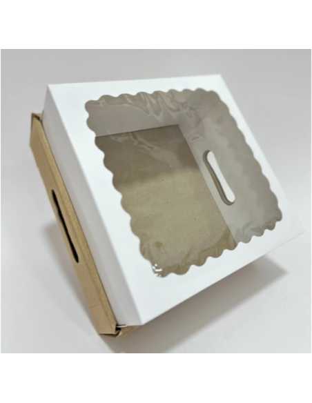 CAJA BOX 25*25*12 KRAFT LISA