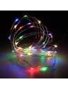 GUIRNALDA MICROLED ALAMBRE DECO 10 LUCES 50cm MULTICOLOR x1