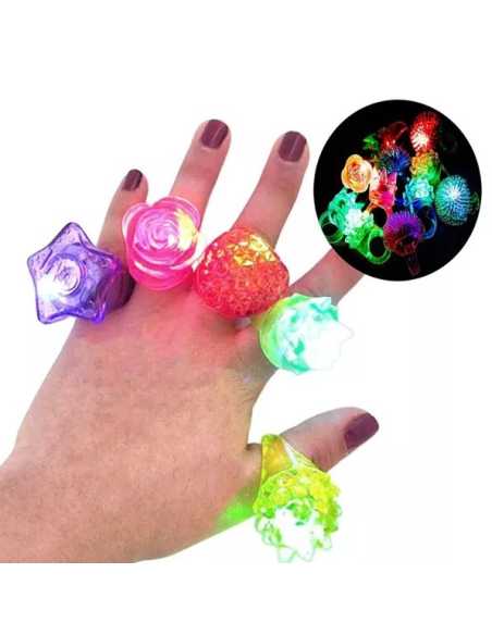 ANILLO LUMINOSO SILICONA MODELOS SURTIDOS x1