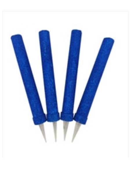 BENGALA 12cm GIBREADA AZUL x1