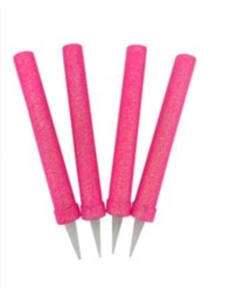 BENGALA 12cm GIBREADA ROSA x1