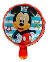 GLOBO METALIZADO PERSONAJES 10" 25cm MICKEY MODELOS SURTIDOS x1