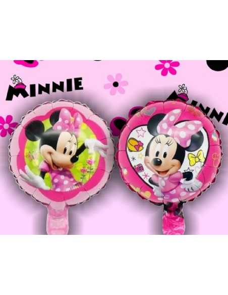 GLOBO METALIZADO PERSONAJES 10" 25cm MINNIE MODELOS SURTIDOS x1